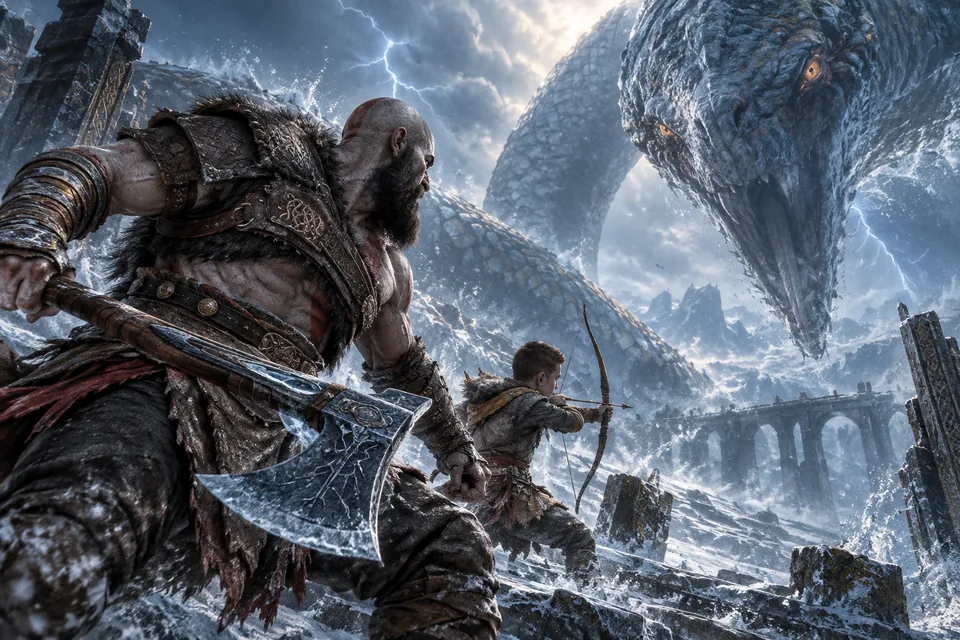 Artwork for God of War Ragnarök